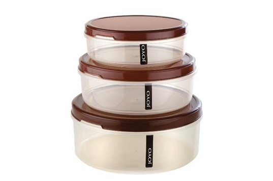 Dabba-3 Pcs Set ROund