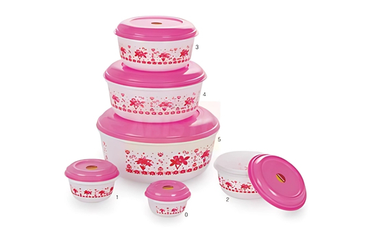 Dabba-6 Pcs Set Round
