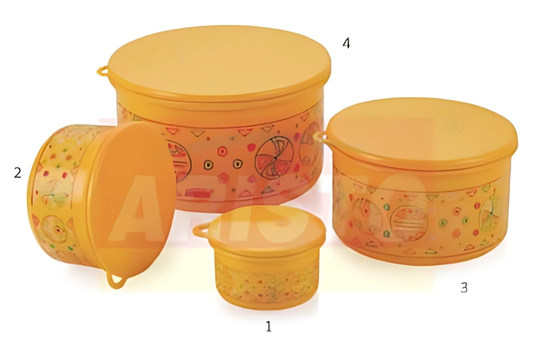 Dabba-4 Pcs Set Round