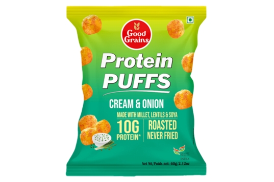 Protein Puffs - Cream & Onion